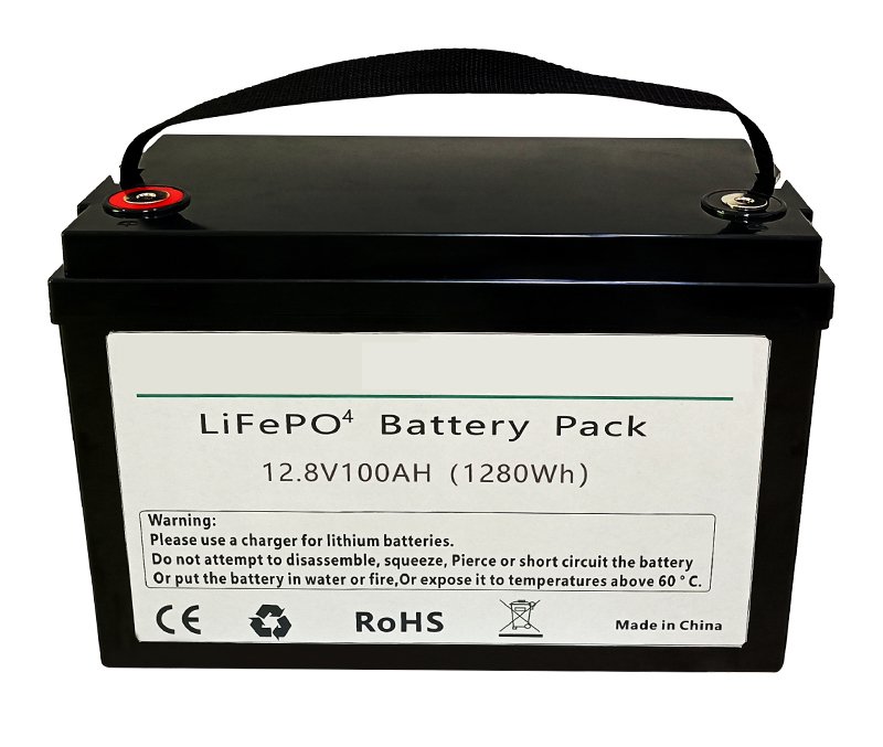 12.8V 100Ah lithium ion battery pack-ABS (2)