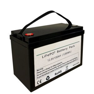 12.8V 100Ah lithium ion battery pack-ABS (3)