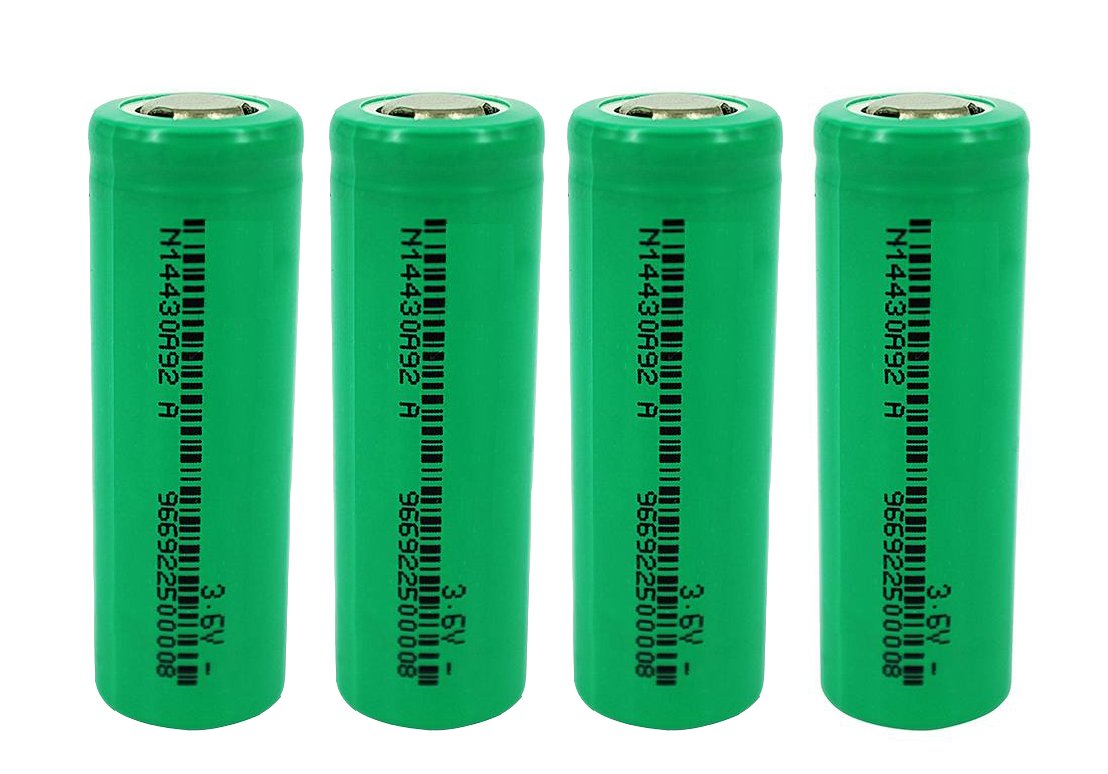 four 14430 batteries-920mAh