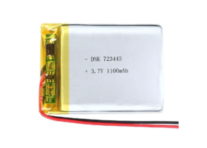 3.7V 723443 1100mAh Lithium Polymer Battery