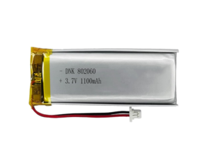 3.7V 802060 1100mAh Lithium Polymer Battery