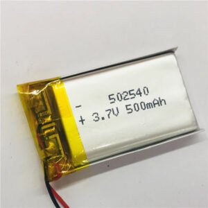502540 3.7V 500mAh lipo battery