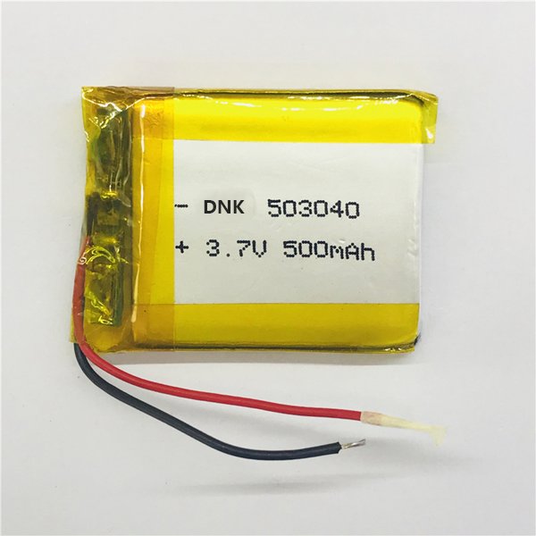 503040 3.7V 500mAh lipo battery