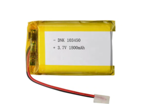3.7V 103450 1800mAh Lithium Polymer Battery