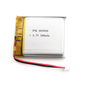 3.7V 500mAh 603030 lithium polymer battery